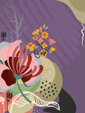 Abstract Floral Card