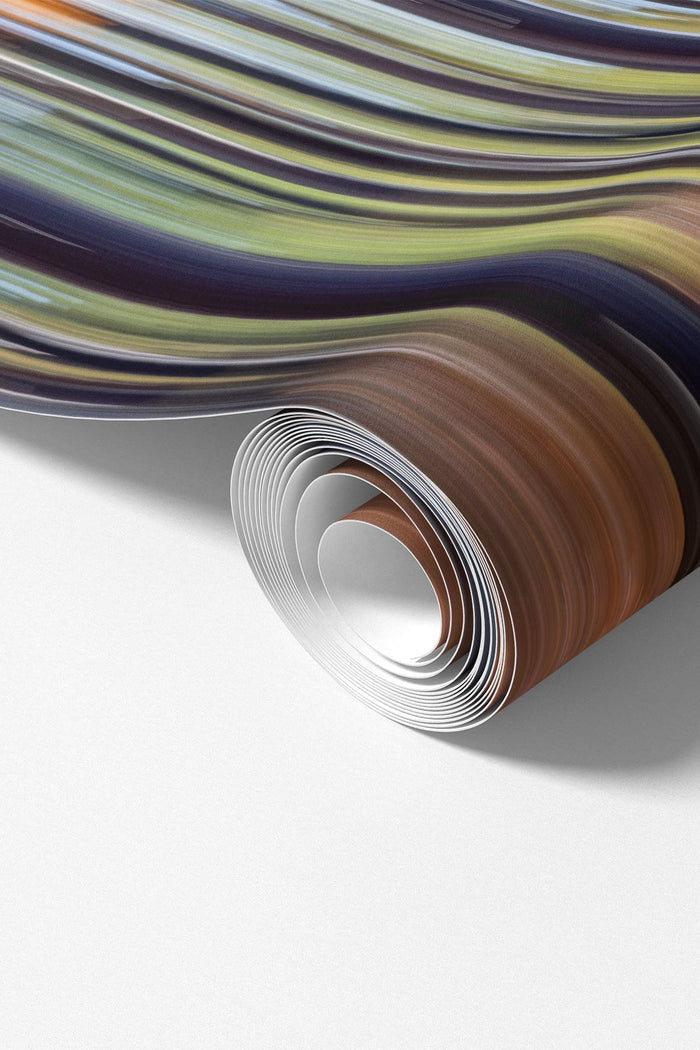 Abstract Motion Forest 2 Wall Mural - wallpaper roll - Eazywallz