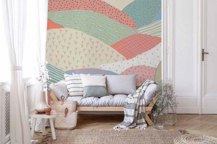 Abstract Mountain Textures 2 Wall Mural-Wall Mural-Eazywallz