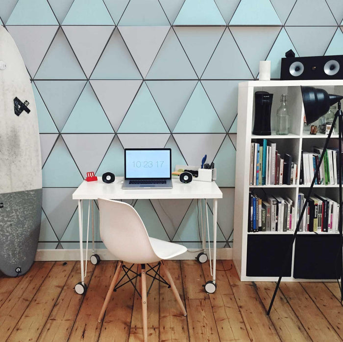 Abstract Triangle Pattern Mural-Wall Mural-Eazywallz