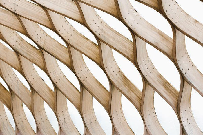 Abstract Wood Architecture Wall Mural-Wall Mural-Eazywallz