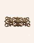 Antique bronze floral decorative hardware
