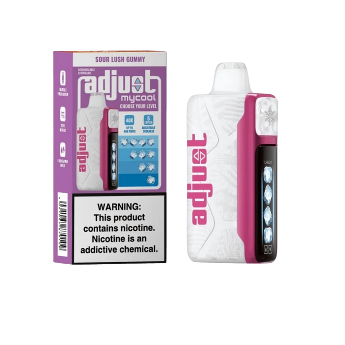 Adjust - mycool 40k Puff Disposable (5ct) - Disposable Nicotine