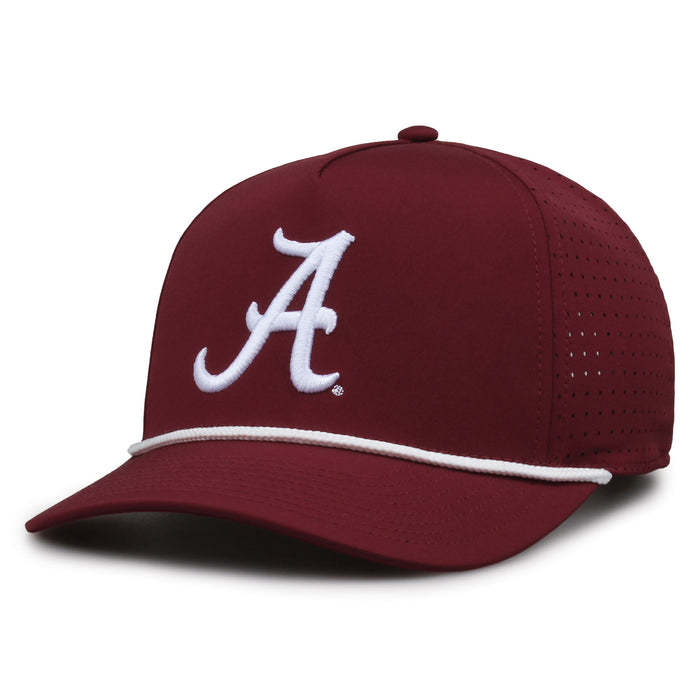 Alabama Crimson Tide Logo Performance Mesh Snapback, alternate view 1