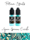 Aqua Green Oxide Patina Effects Glaze