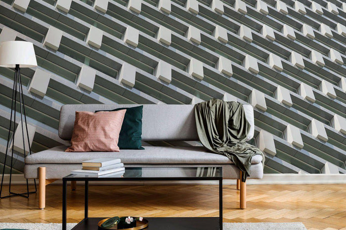 Architecture Perspective Building Mural-Wall Mural-Eazywallz