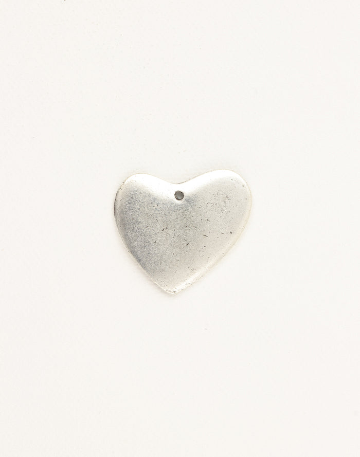 PT100-PW Silver Heart Pendant