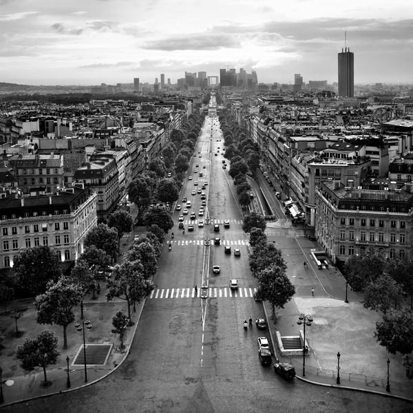 Av. de la Grande Armee in Paris Wall Mural-Wall Mural-Eazywallz