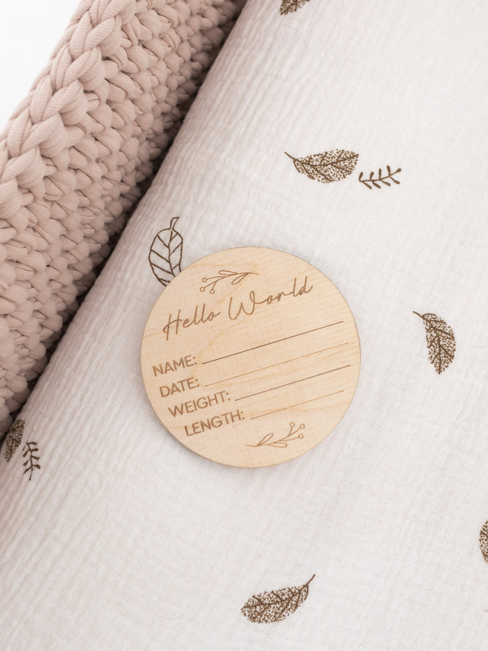 Baby Birth Announcement Sign