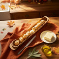 Baguette Board with Wheat Pattern Bread Knife