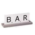 BAR Scrabble Design Sign