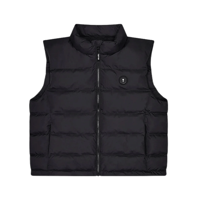Bezrękawnik Trapstar Foundation Gilet – Black TRAPSTAR Kurtki i bezrękawniki