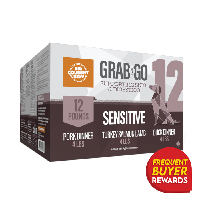 Big Country Raw Grab N Go Sensitive - 12 lb
