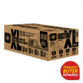 Big Country Raw XL Bistro Variety Box featuring 30 lbs of raw pet food, includes chicken, turkey, beef, and pork packs, with a Frequent Buyer Rewards badge.