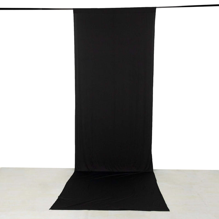 Black backdrop fabric for photography or staging purposes