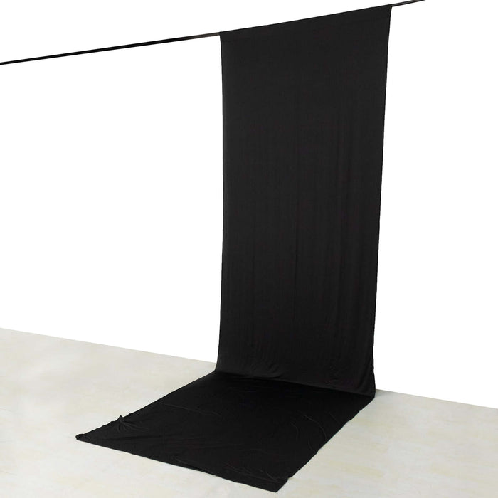 Black fabric backdrop for photography studio use