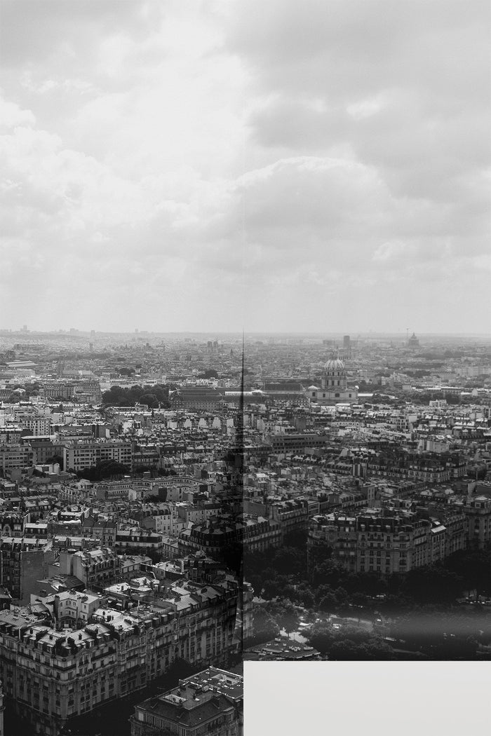 Black and White View of Paris