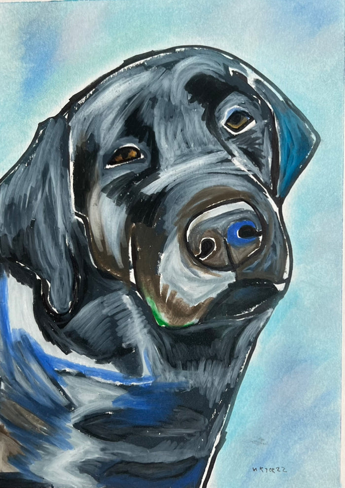 Black Lab - Art Prints - Vichy's Art
