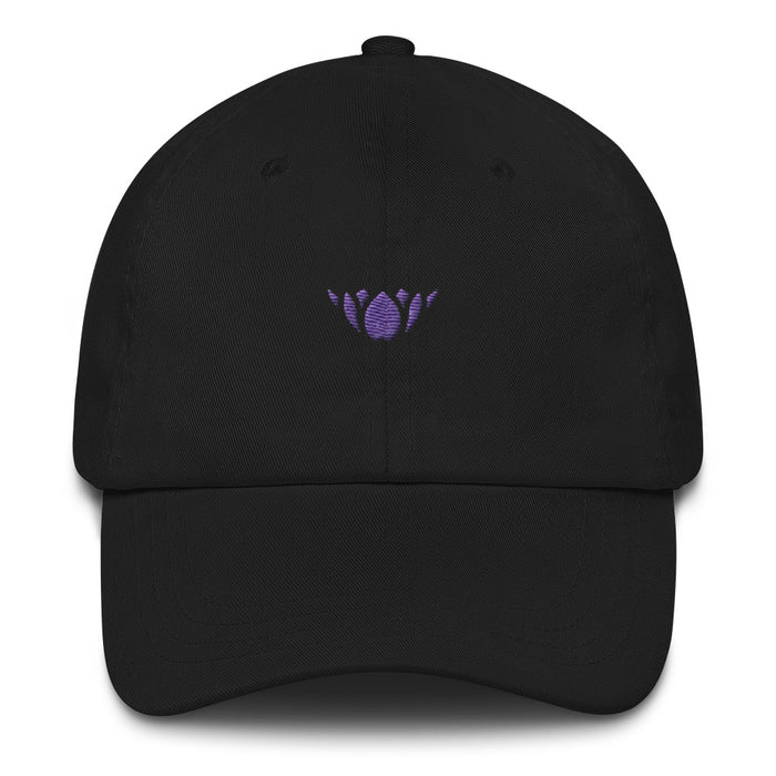 Black & Purple Lotus-Club hat