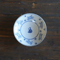 Blue and White Dessert Plate "Sarukani Gassen" Folktales #Hi7C