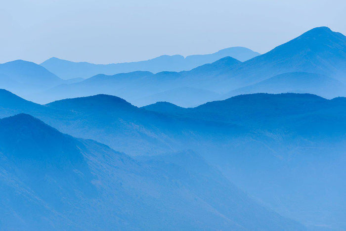 Blue Mountain Landscape Mural Wallpaper-Wall Mural-Eazywallz