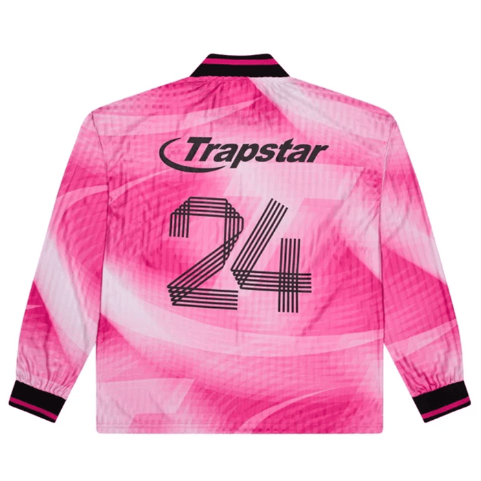 Bluza Trapstar Hyperdrive football jersey pink TRAPSTAR Bluzy