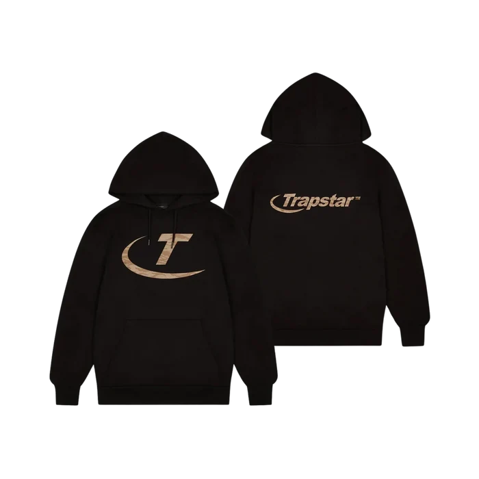 Bluza Trapstar Hyperdrive T Hoodie Black/Camo TRAPSTAR Bluzy
