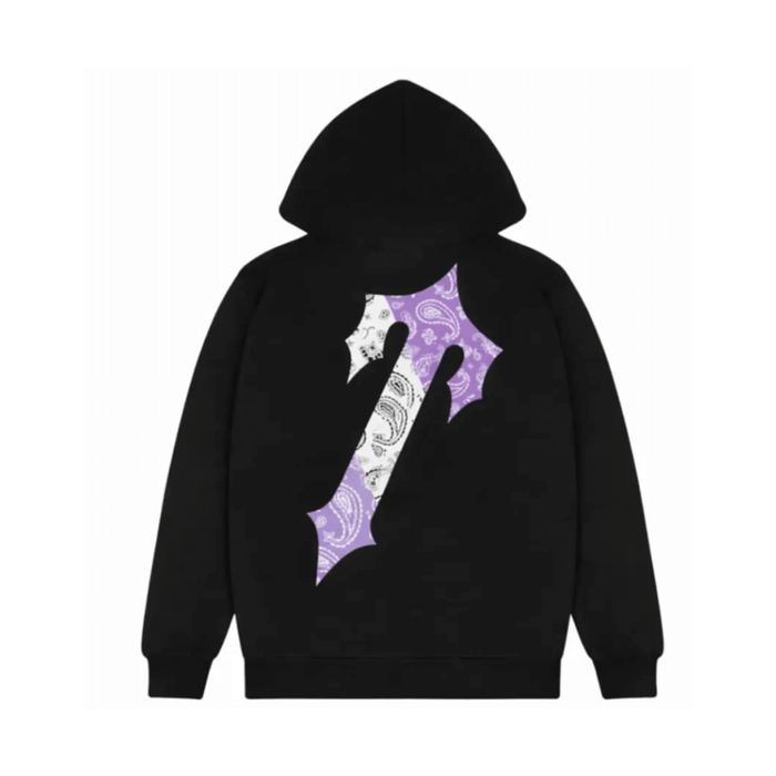 Bluza trapstar Monochrome Hoodie Purple TRAPSTAR Bluzy