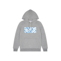 Bluza Trapstar Waves Hoodie Grey/Blue TRAPSTAR Bluzy