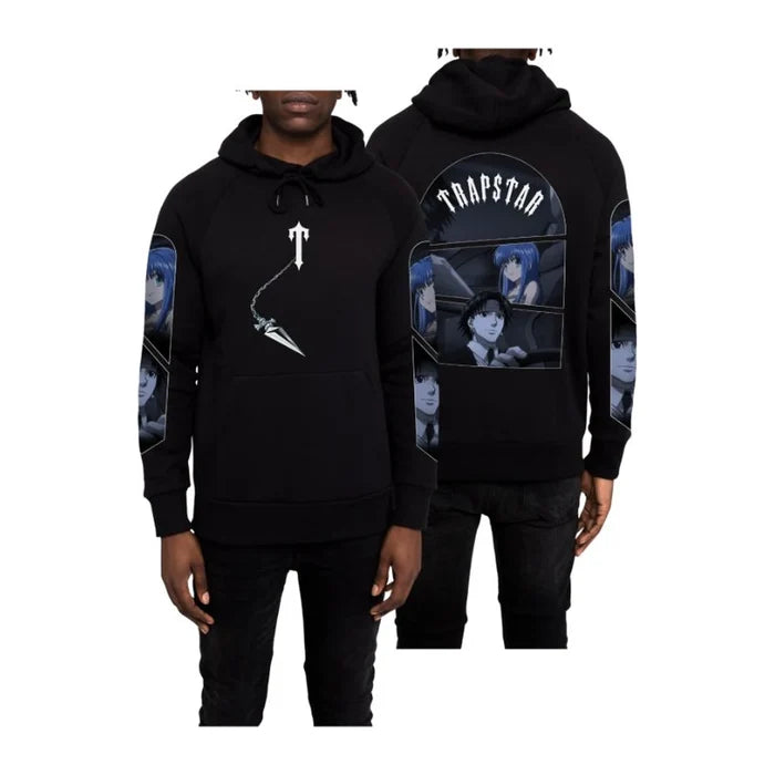 Bluza Trapstar x Hunter x Hunter Shotgun Hoodie Black TRAPSTAR Bluzy