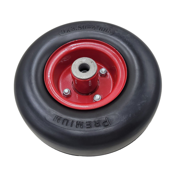Bob-Cat Wheel & Tire For Walk-Behind Mower Models (9x3.50-4 Flat-Free Tire)
