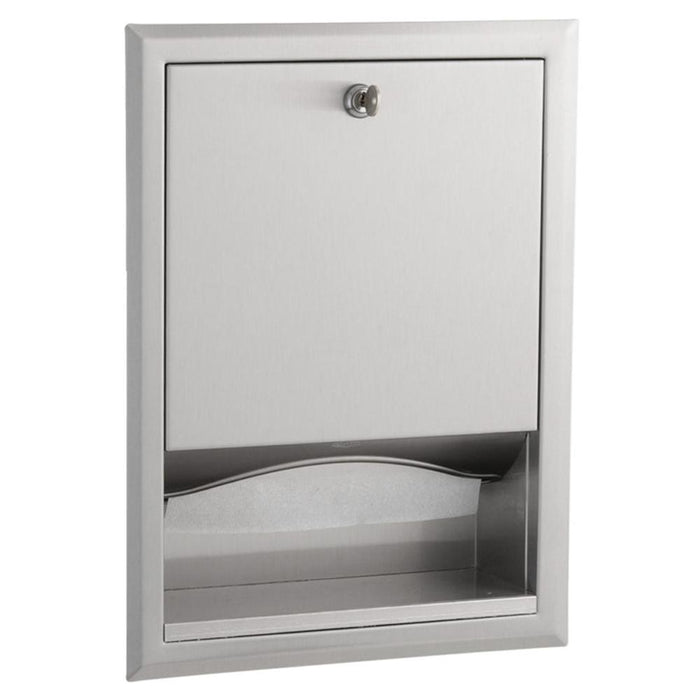 Bobrick B359 ClassicSeries Paper Towel Dispenser Recessed - Satin - Prestige Distribution