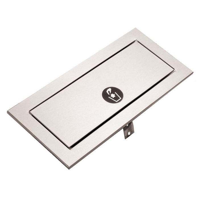 Bobrick B527 TrimLineSeries Waste Disposal Door for Counter-Top - Satin - Prestige Distribution
