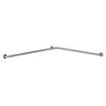 Bobrick B6897.99 Grab Bar Two-Wall L-Shape  54" - Satin - Prestige Distribution
