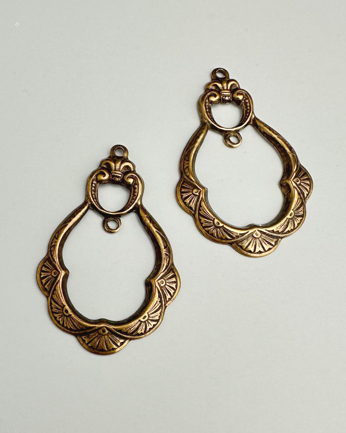 Bohemian Frame, 35x22.25mm, (2pcs)