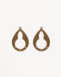 Bohemian Teardrop, 30x21mm, (2pcs)