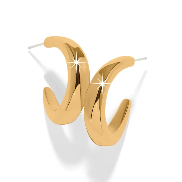 Brighton Cascade Rio Hoop Earrings -Gold