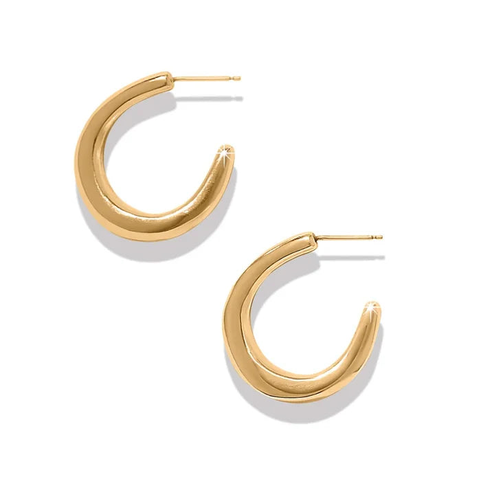 Brighton Cascade Rio Hoop Earrings -Gold