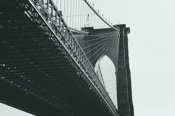 Brooklyn Bridge Design Wall Mural-Wall Mural-Eazywallz