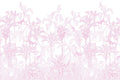 Bubble Gum Jungle Toile Wall Mural-Wall Mural-Eazywallz