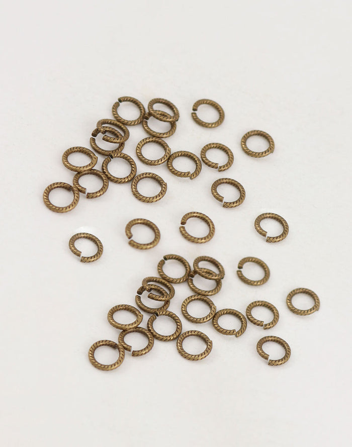 Cable Jump Ring, 6mm, 18ga, (36pcs)
