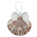 California Seashell Company - Flat Pectin with Arca Wings Seashell Angel Ornament