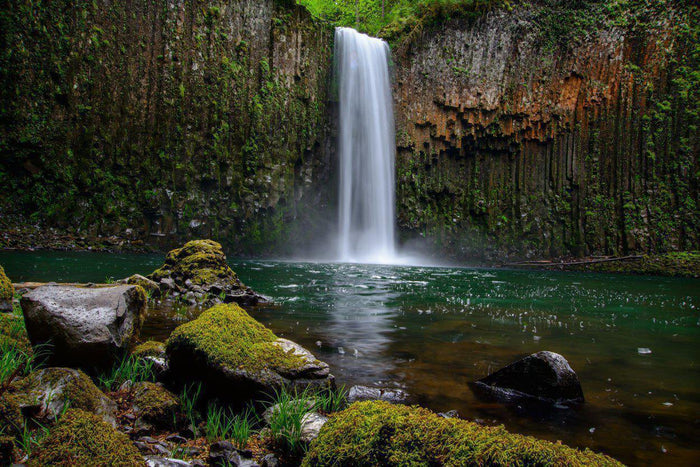 Calm Waterfall Wall Mural-Wall Mural-Eazywallz