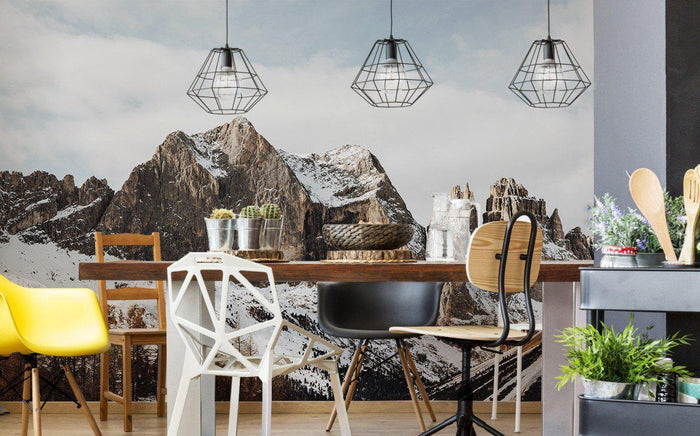 Canazei Mountains Wall Mural-Wall Mural-Eazywallz