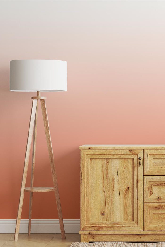 Cantaloupe Wallpaper showcased in a room