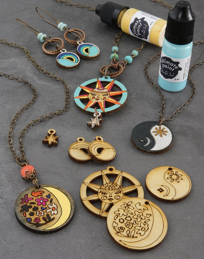 Jewelry with patina and paint, test-w-patina-14