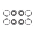 Caster Yoke Tapered Cone Roller Bearing Replacement Kit 4-Pack