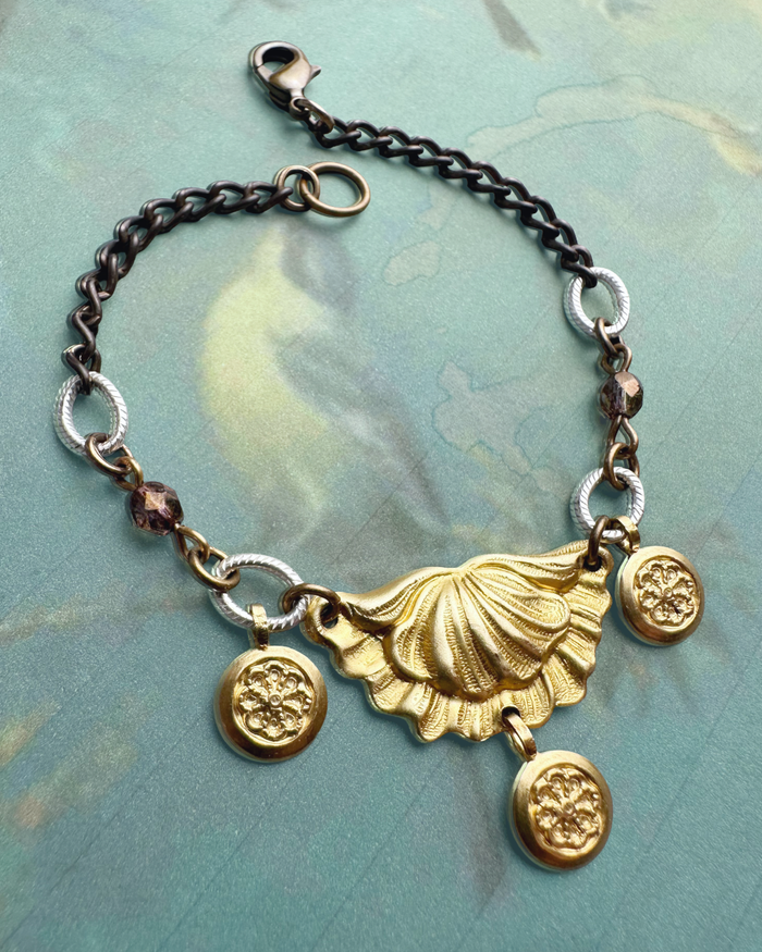 Celestial Garden Pendant, 37mm, (3pc)