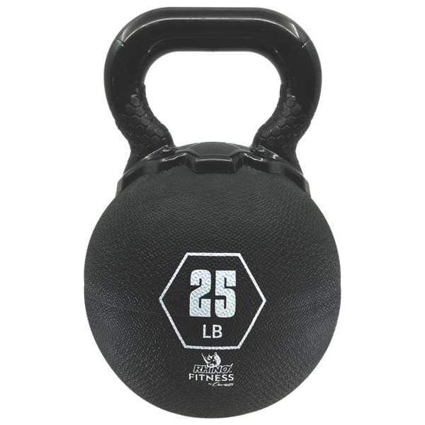 Champion Sports 25 LB Rhino Rubber Kettle Bell RKB25