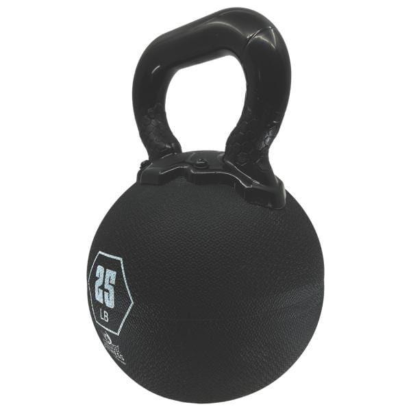 Champion Sports 25 LB Rhino Rubber Kettle Bell RKB25